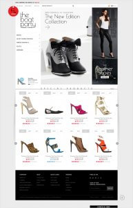 طراحی سایت لباس و کیف و کفش