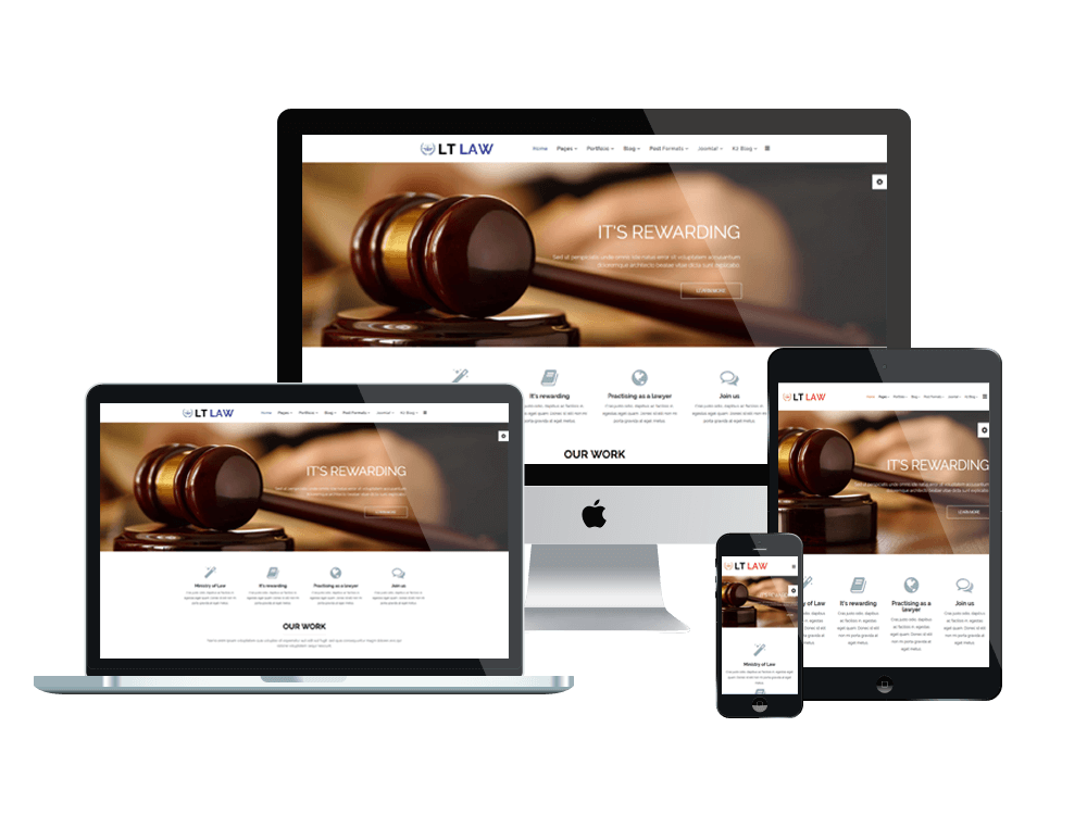 طراحی سایت وکلا